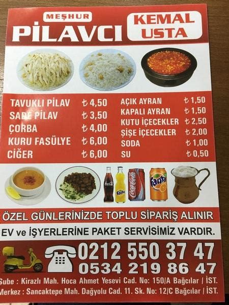 pilavcı kemal usta kirazlı